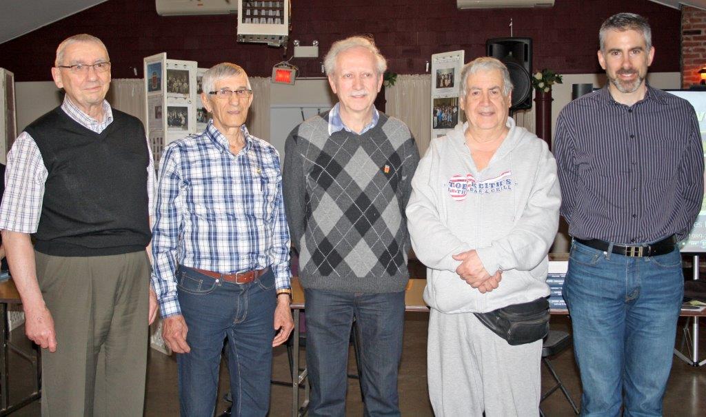 Membres du conseil d’administration : Réal et Jean-Marie Messier, administrateurs, Réjean Messier, secrétaire-trésorier, Richard Leonardo, président et David Messier, vice-président.