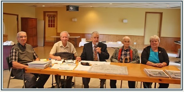 The Board of Directors 2013-2014: Réal and Réjean Messier, Richard Leonardo, Camille and Carole Messier.