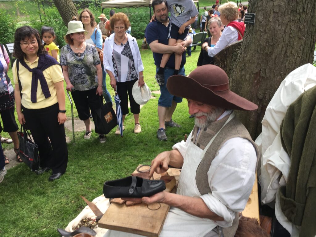 The artisans are out in force.