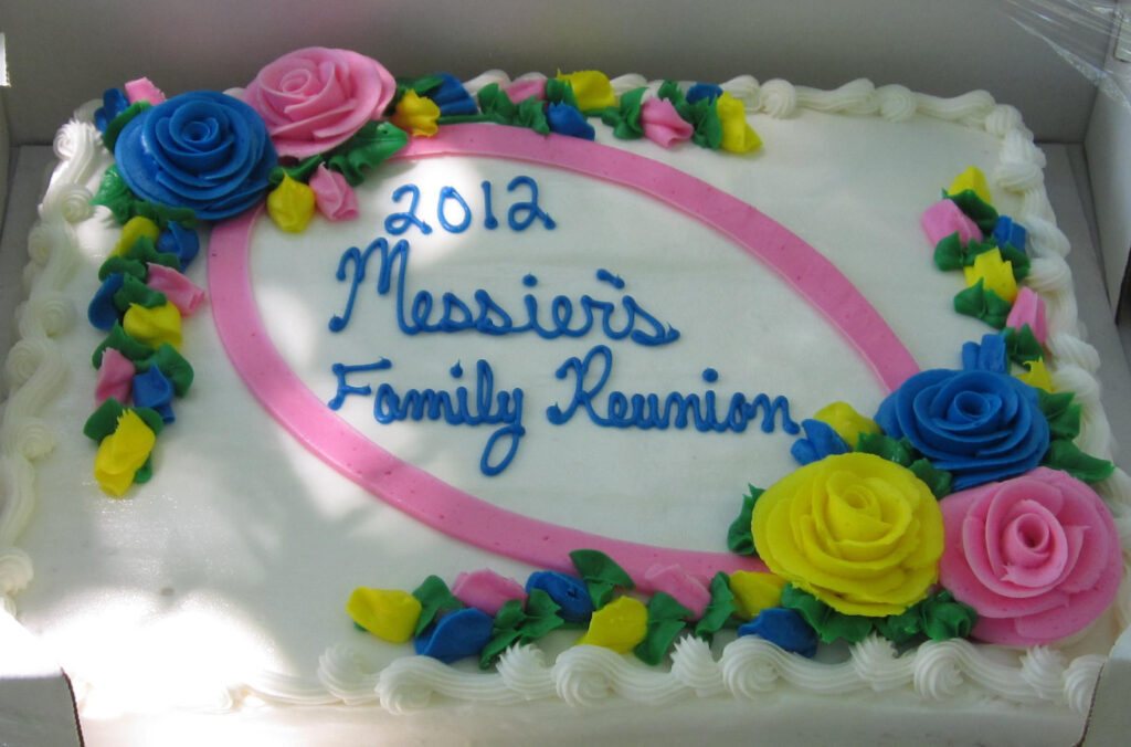The traditional Messier cake!