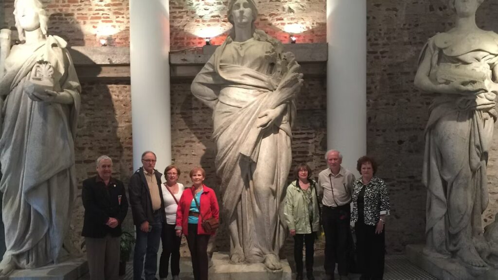 Seven people attended the tour at the BAnQ Archives section: Richard Leonardo, Pierre Tétreault, Sylvie Messier, Micheline Messier, Lucie Marcil, Réjean Messier, and Stella Messier Bellefroid.