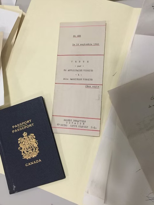 Documents of Gabrielle Messier (1904–2003) held at the Archives.