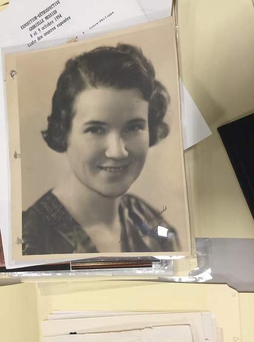 Documents of Gabrielle Messier (1904–2003) held at the Archives.